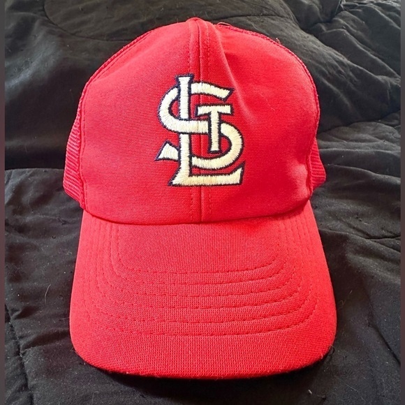 Vintage St Louis Cardinals Baseball Hat MLB Snapback Embroidered M/L Adult - Picture 1 of 9